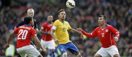 Brazilia a invins Chile, scor 1-0, intr-un meci amical